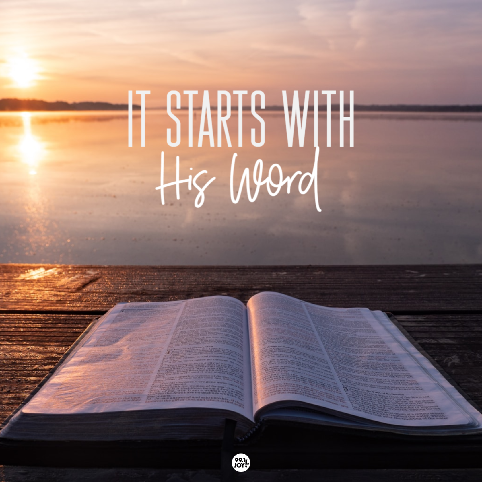 It Starts With His Word