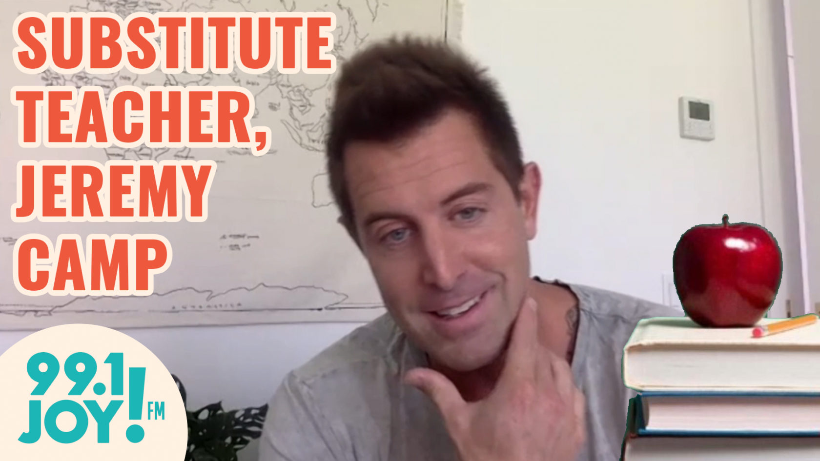 Substitute Teacher: Jeremy Camp Shares his biggest Homeschooling Tip