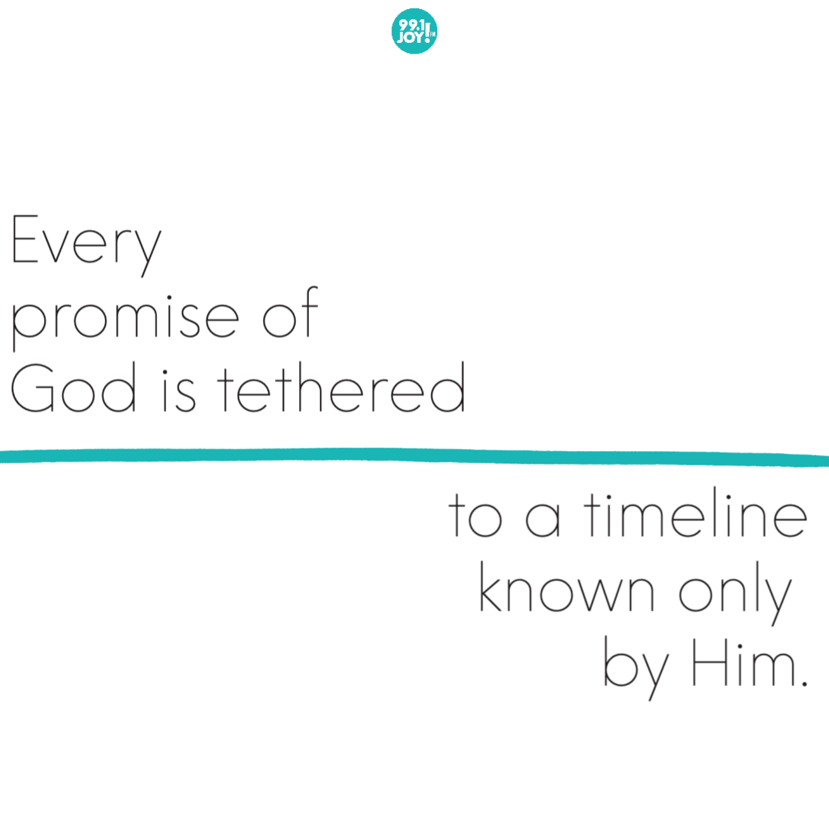 Every Promise of God Is Tethered To A Timeline Known Only By Him
