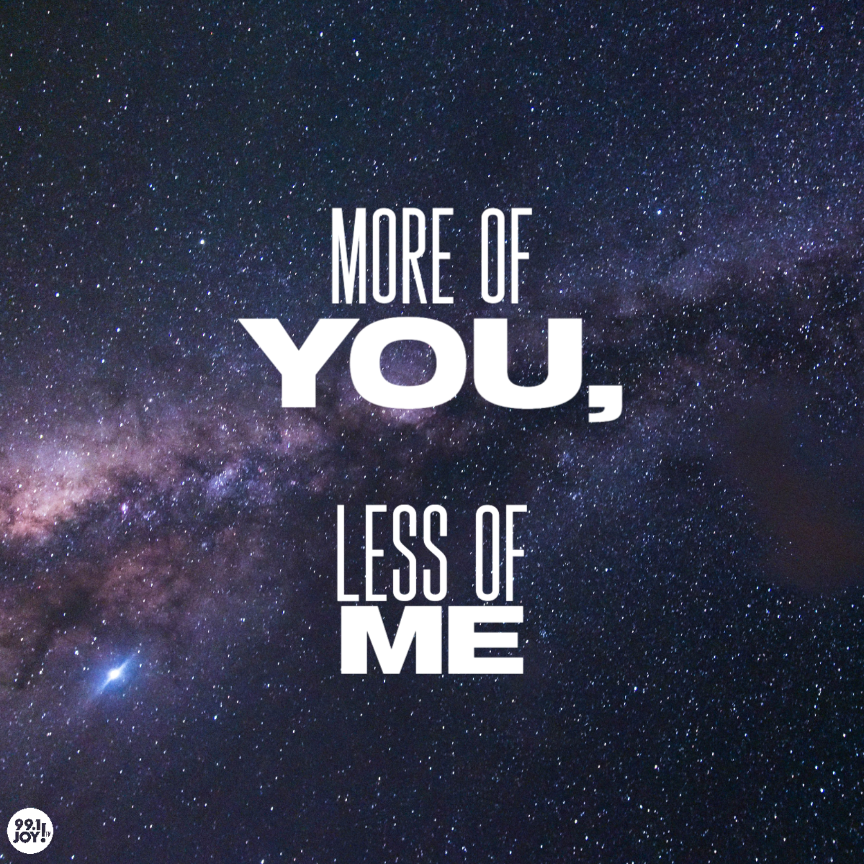 More Of You, Less Of Me