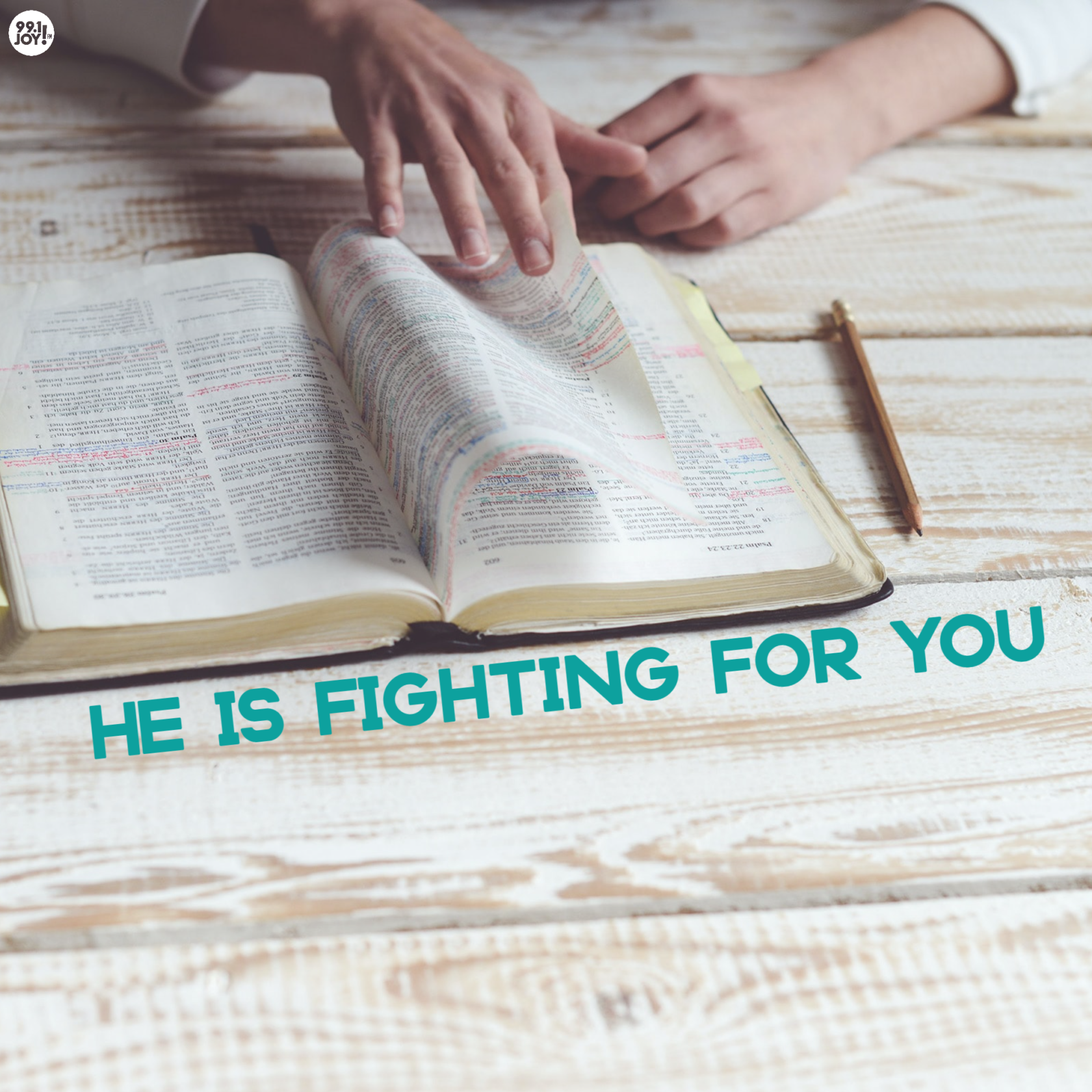 He Is Fighting For You