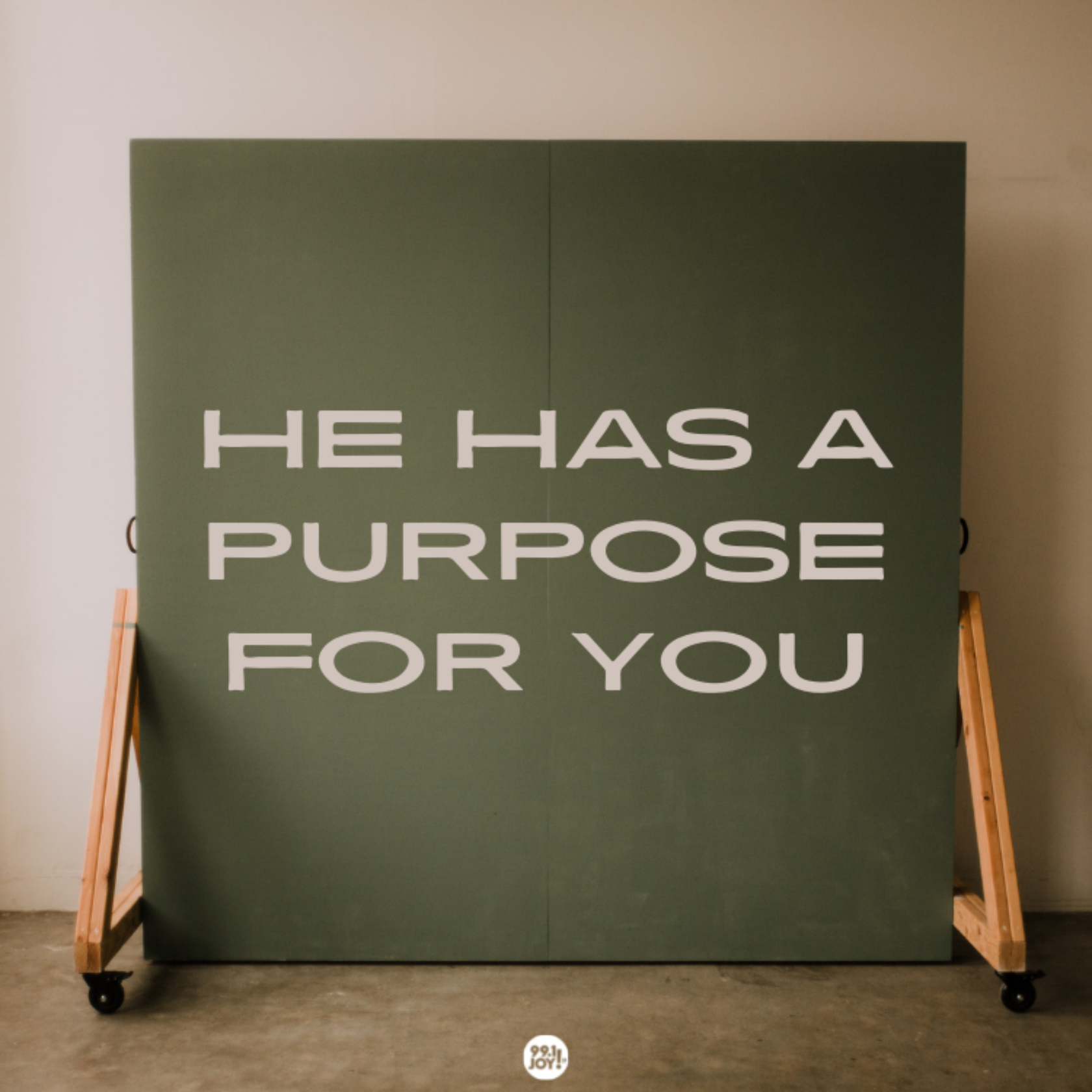 He Has A Purpose For You
