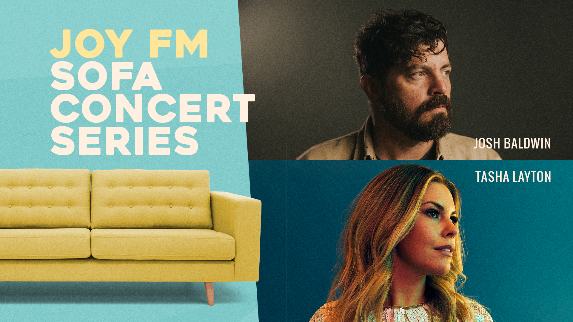 JOY FM Sofa Concert Series with Josh Baldwin & Tasha Layton