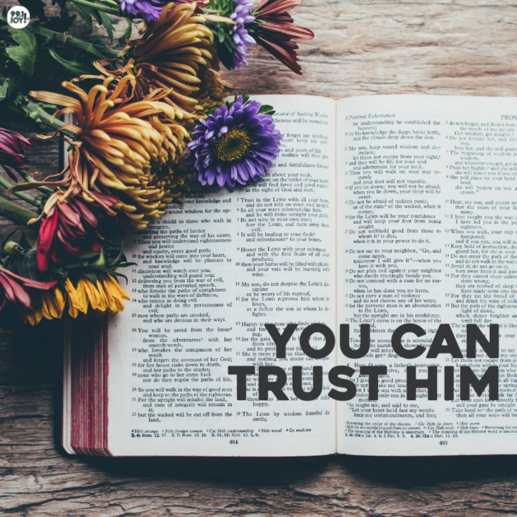 You Can Trust Him