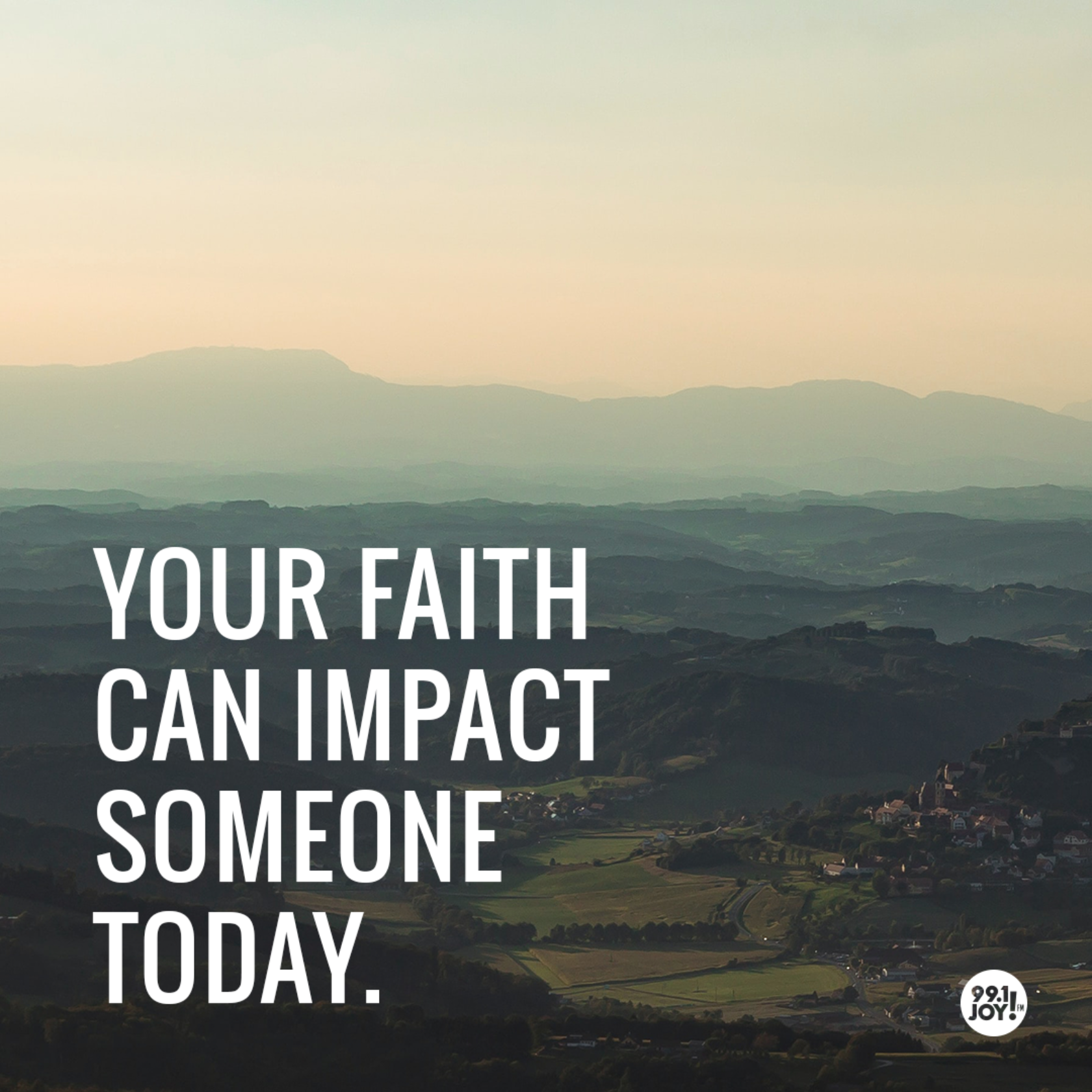 Your Faith Can Impact Someone Today