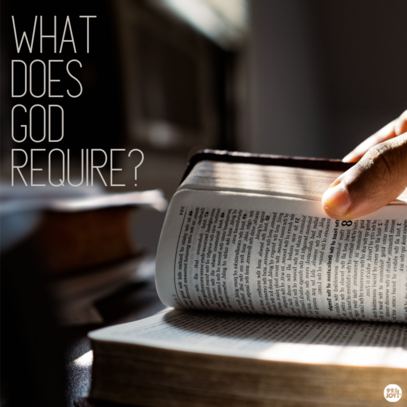 What Does God Require?