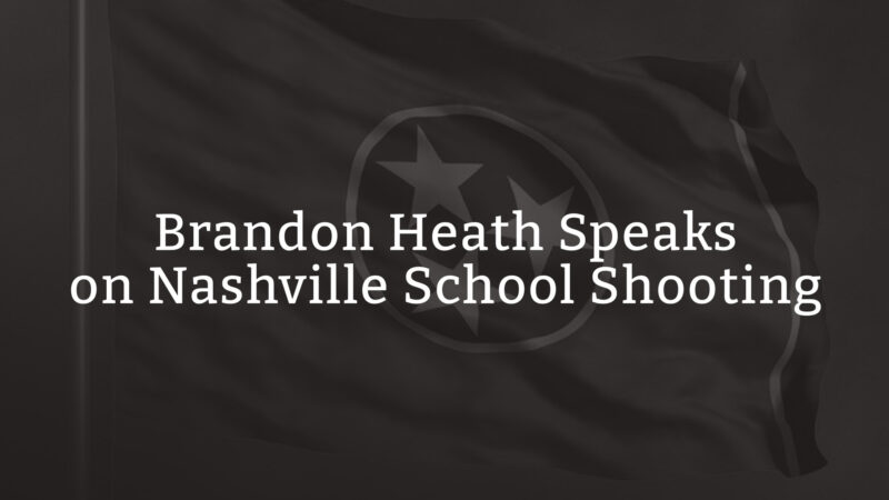 Brandon Heath Speaking on the Nashville School Shooting