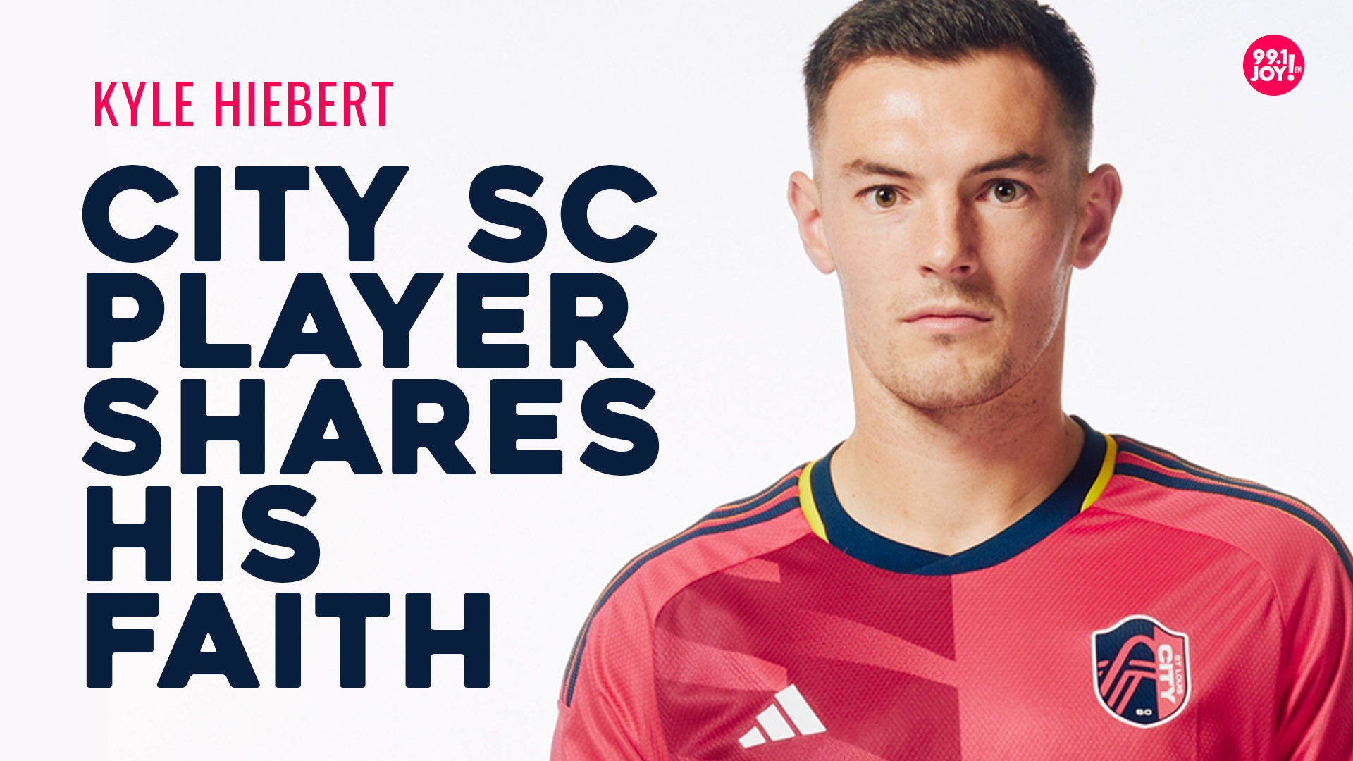 St Louis SC Player, Kyle Hiebert, shares his faith on JOY FM's Morning