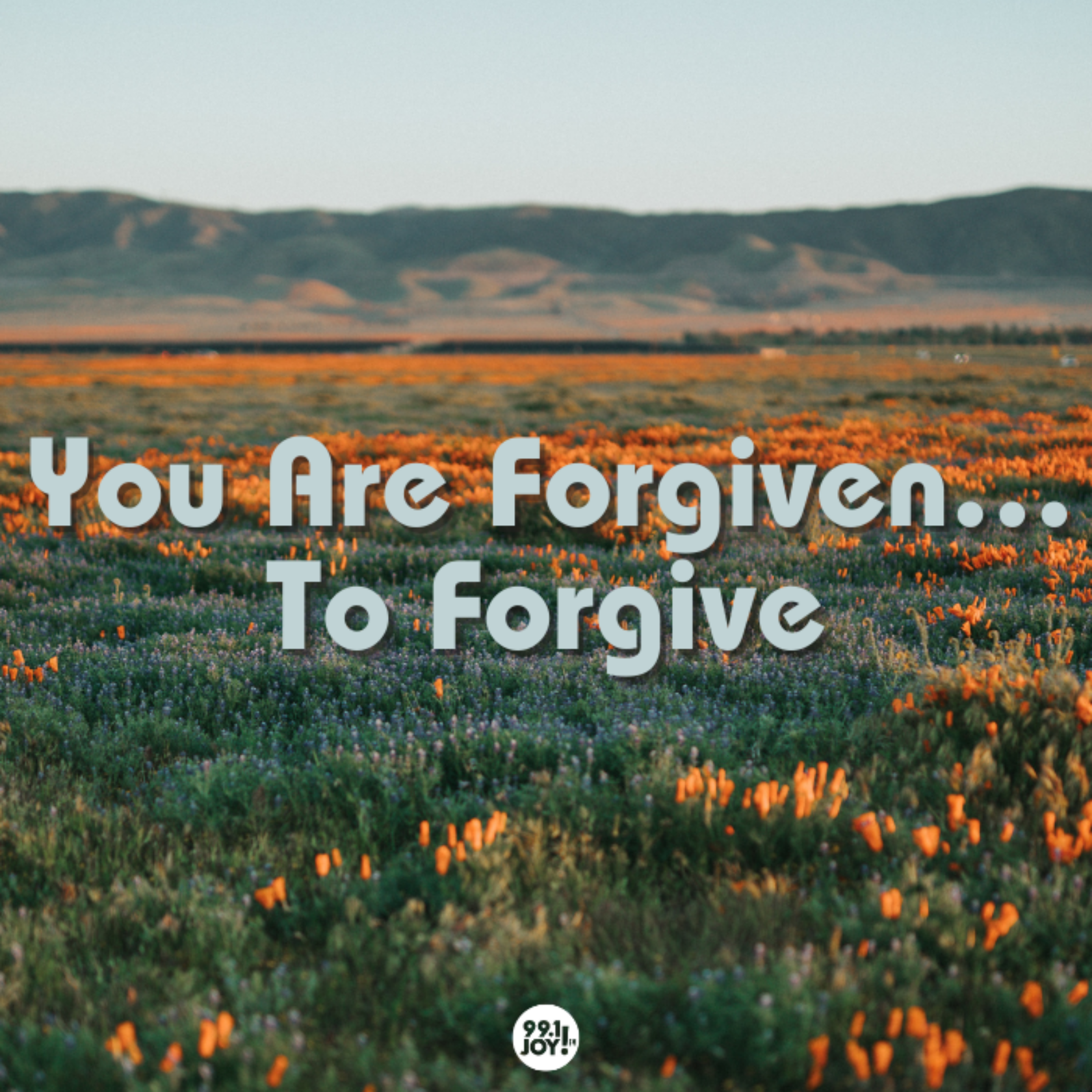 You Are Forgiven…To Forgive