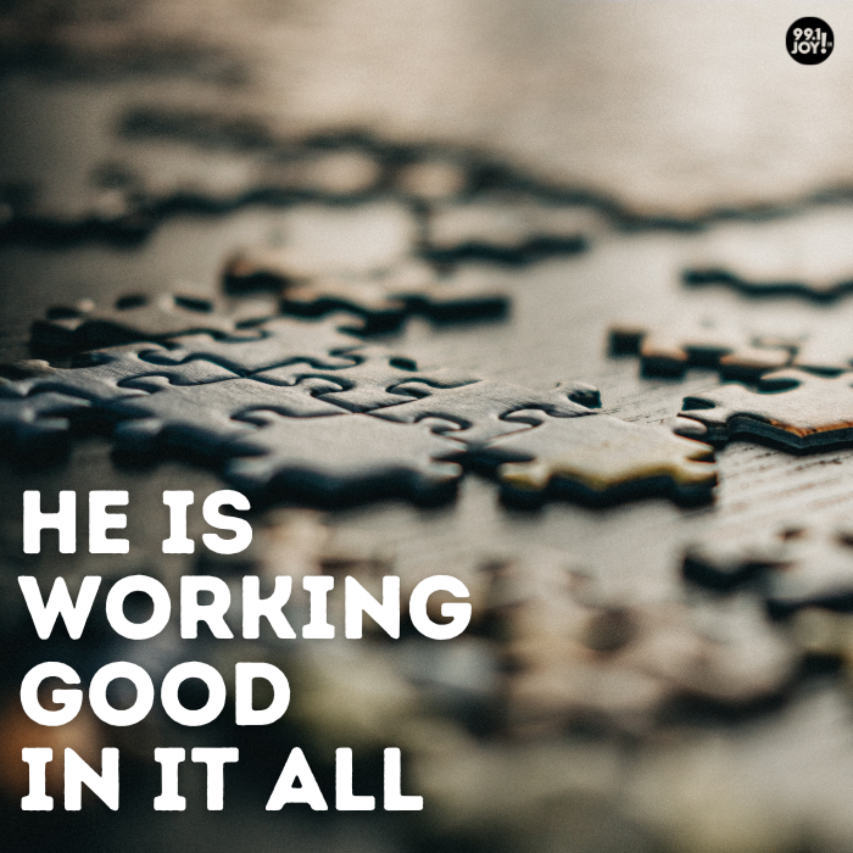 He Is Working Good In It All