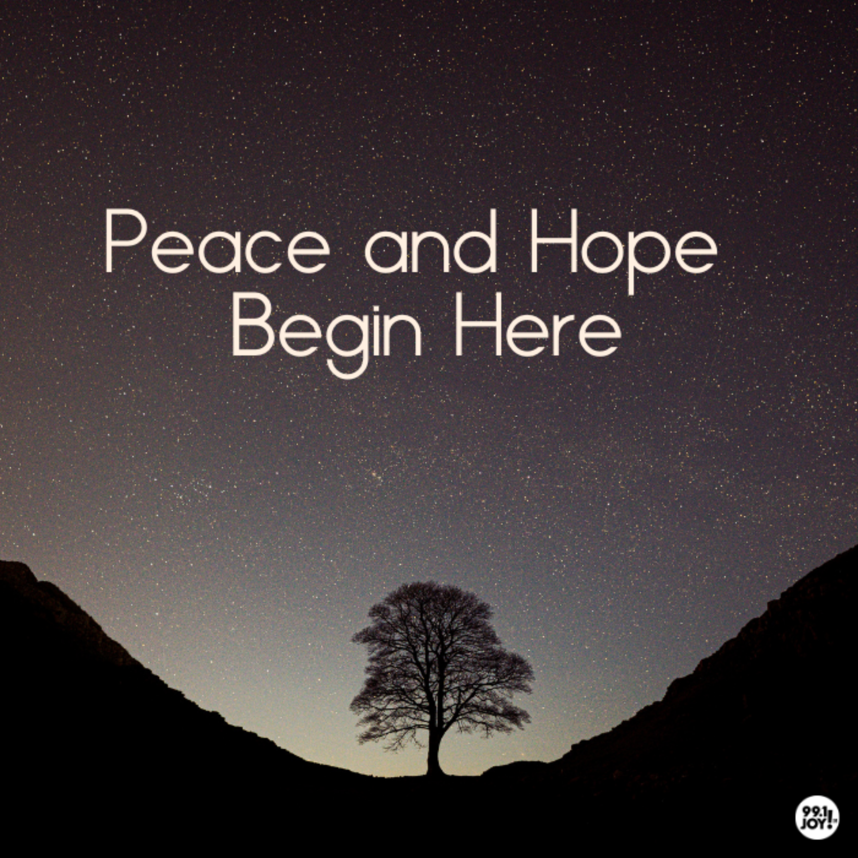 Peace and Hope Begin Here…