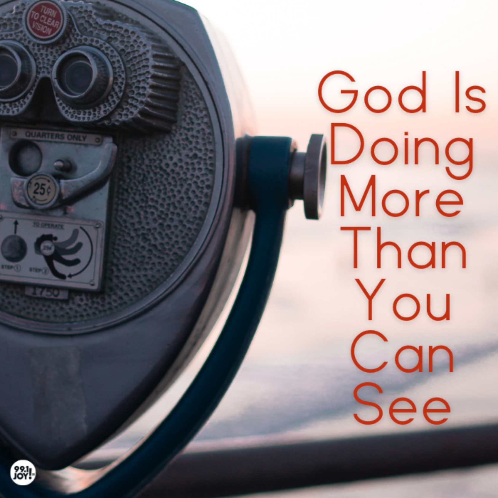 God Is Doing More Than You Can See