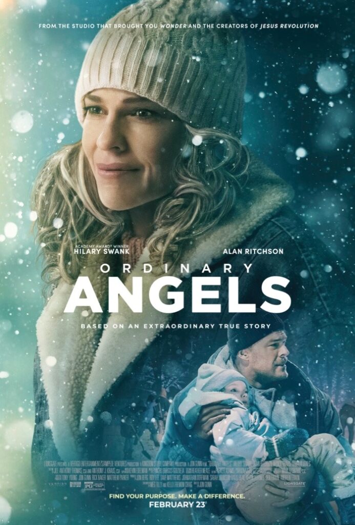 Based on a remarkable true story, ORDINARY ANGELS centers on a fierce but struggling hairdresser in small-town Kentucky who discovers a renewed sense of purpose when she meets a widower working hard to make ends meet for his two daughters.
