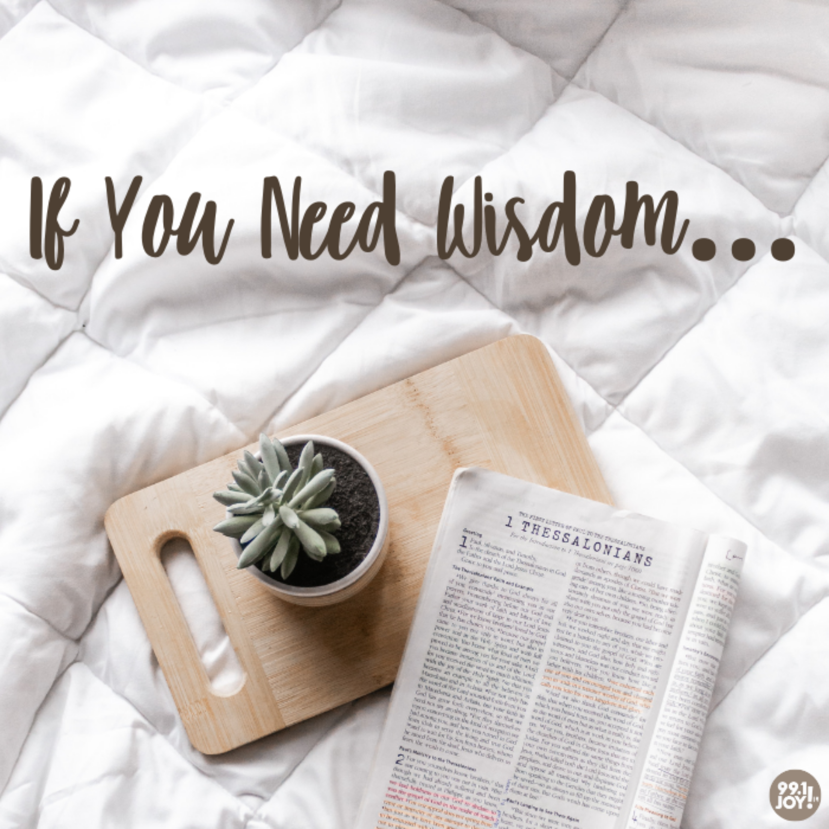 If You Need Wisdom…