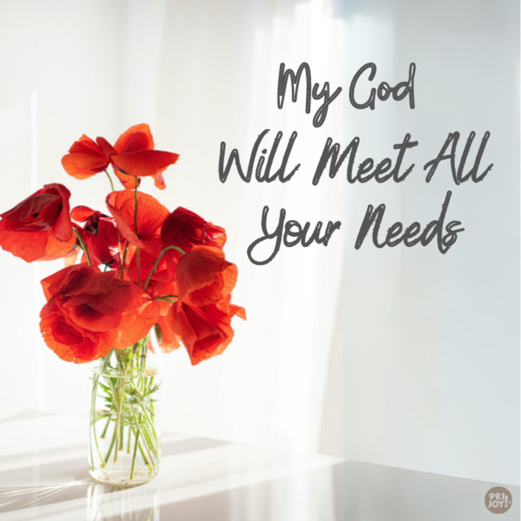 My God Will Meet All Your Needs
